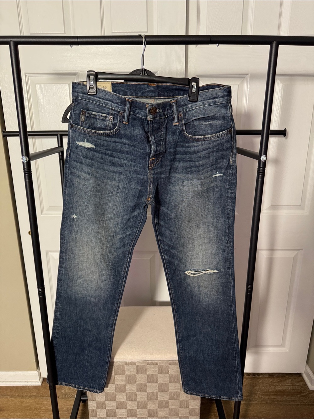 Abercrombie & Fitch Men’s Medium Blue Straight Jeans